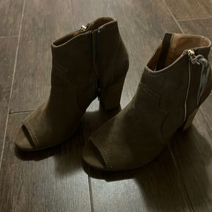 Brown booties